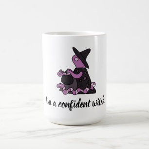 Een zelfverzekerde heks koffiemok