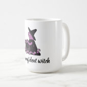 Een zelfverzekerde heks koffiemok (Voorkant rechts)