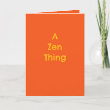 "Een Zen ding", humor, filosofie, ironie, cadeau