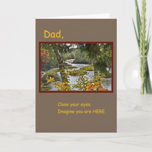EEN ZEN MOMENT TER ERE VAN VADERDAG/RIVER EN WO KAART (Voorkant)