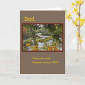 EEN ZEN MOMENT TER ERE VAN VADERDAG/RIVER EN WO KAART (Gele Bloem)