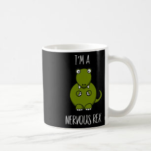 Een Zenuwachtige Rex Komedie Angst Dinosaurus Dino Koffiemok