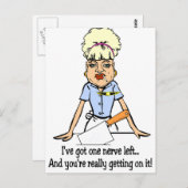 een zenuwstelsel links briefkaart (Voorkant / Achterkant)