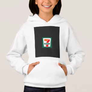 Een zeven logo op een groene achtergrond