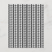 Een zich herhalend patroon van onderling verbonden flyer (Achterkant)