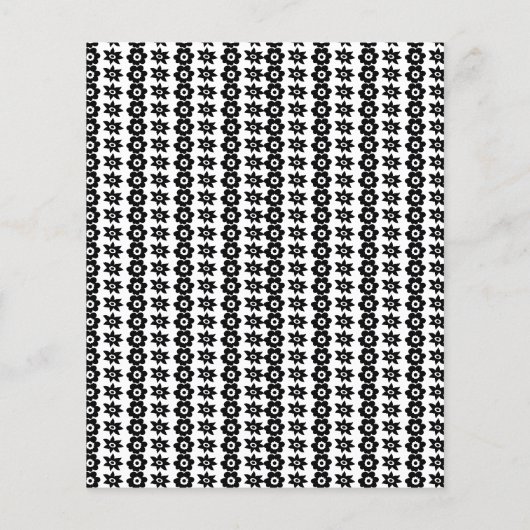 Een zich herhalend patroon van onderling verbonden flyer (Achterkant)