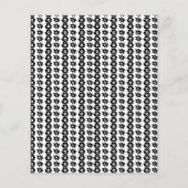 Een zich herhalend patroon van onderling verbonden flyer (Voorkant)