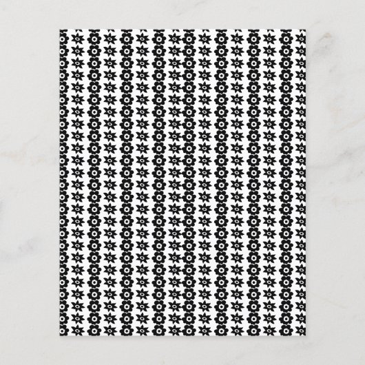 Een zich herhalend patroon van onderling verbonden flyer (Voorkant)