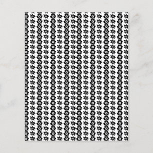 Een zich herhalend patroon van onderling verbonden flyer