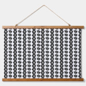 Een zich herhalend patroon van onderling verbonden hangend wandkleed (Voorkant 2)