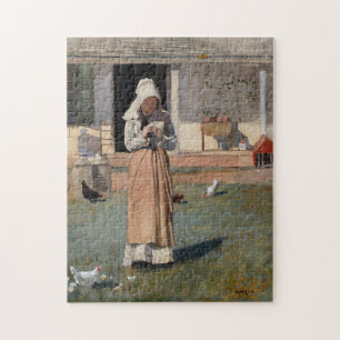 Een zieke kip   Winslow Homer Legpuzzel