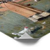 Een zieke kip | Winslow Homer Poster (Hoek)