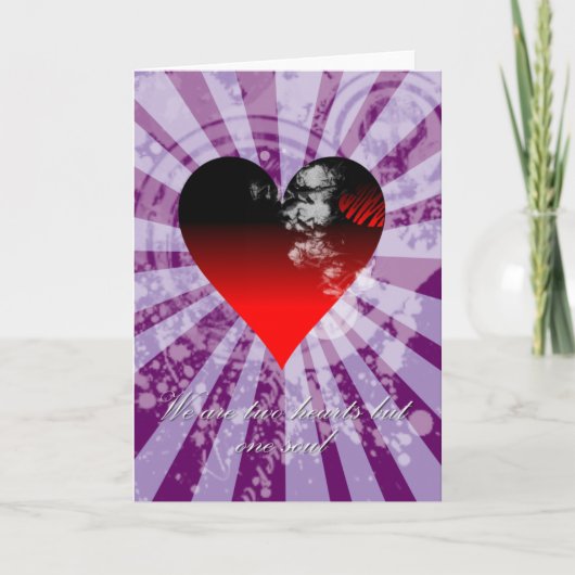 Eén ziel kaart (Voorkant)