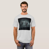 Een zigeuner en een hairlip bril t-shirt (Voorkant volledig)