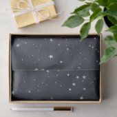Een zilveren sterrenhemel serie ontwerp 2 tissuepapier (Geschenk)