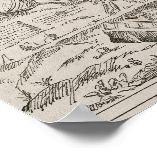 Een zilvermijn. poster (Hoek)