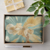 Een zingend engelkoor serie ontwerp #12 tissuepapier (Geschenk)
