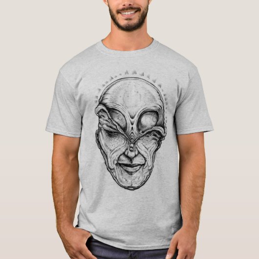 Een Zip The Alien. T-shirt (Voorkant)