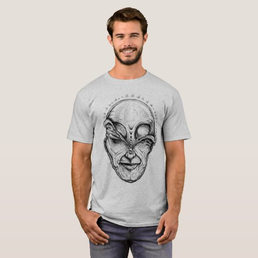 Een Zip The Alien. T-shirt (Voorkant volledig)