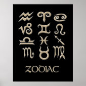 Een Zodiasymbool Poster (Voorkant)