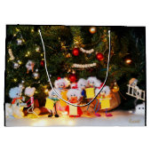 Een zoekplaatje met diverse Kerst optuig Fubby's. Groot Cadeauzakje (Achterkant)