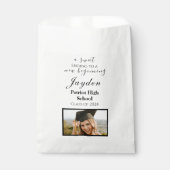 Een zoet einde aan een nieuw begin Afstuderen Foto Bedankzakje (Voorkant)