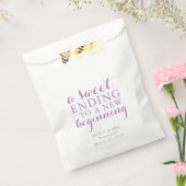 Een zoet einde | Favoriete tas Bedankzakje (Gezegeld)