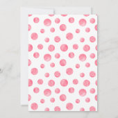 Een zoet jaar eerste verjaardagsfeestuitnodiging kaart (Achterkant)