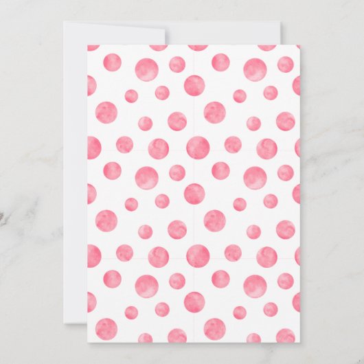 Een zoet jaar eerste verjaardagsfeestuitnodiging kaart (Achterkant)