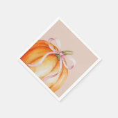 Een Zoet Klein Pompoentje is Op Komst Servet (Hoek)