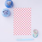 Een zoet patroon van rode harten op roze. flyer (Enkel)