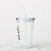 Een zoete afsluiting voor een nieuw begin Afstudee Acryl Drinkbeker (Links)