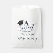 Een zoete afsluiting voor een nieuwe beginnende gr bedankzakje (Voorkant)