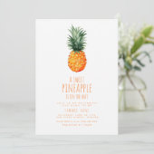 Een zoete ananas is onderweg kaart (Staand voorkant)