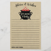 Een zoete Baby breekt halloween Baby shower (Voorkant)