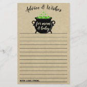 Een zoete Baby breekt halloween Baby shower (Voorkant)