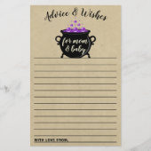 Een zoete Baby breekt halloween Baby shower (Voorkant)