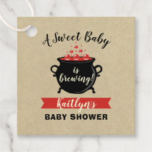 Een zoete Baby breekt halloween Baby shower Bedankjes Labels