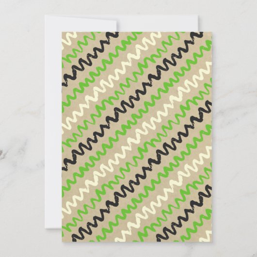 Een zoete Baby breekt halloween Baby shower Kaart (Achterkant)