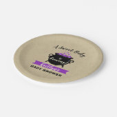 Een zoete Baby breekt halloween Baby shower Papieren Bordje (Gekanteld)