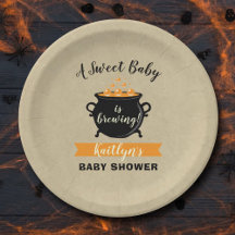 Een zoete Baby breekt halloween Baby shower
