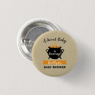 Een zoete Baby breekt halloween Baby shower Ronde Button 3,2 Cm