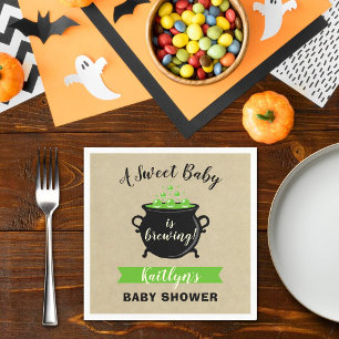 Een zoete Baby breekt halloween Baby shower Servet