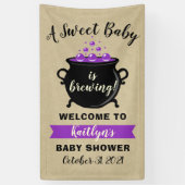 Een zoete Baby breekt halloween Baby shower Spandoek (Verticaal)