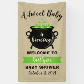 Een zoete Baby breekt halloween Baby shower Spandoek (Verticaal)