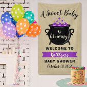 Een zoete Baby breekt halloween Baby shower Spandoek