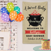 Een zoete Baby breekt halloween Baby shower Spandoek