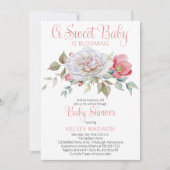 Een zoete Baby is het blokkeren van het Baby showe Kaart (Voorkant)