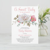 Een zoete Baby is het blokkeren van het Baby showe Kaart (Staand voorkant)