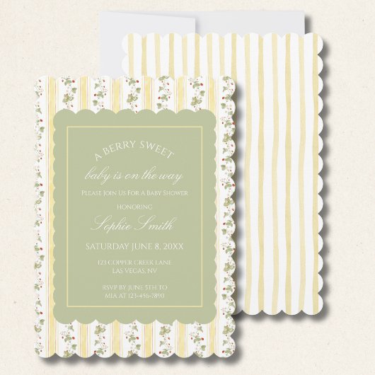 Een zoete baby is onderweg kaart